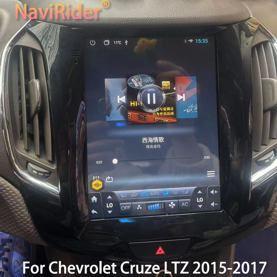 10.4inch Carplay GPS Screen For Chevrolet Cruze LTZ 2015-2017 Radio Navi Stereo 256GB Andr