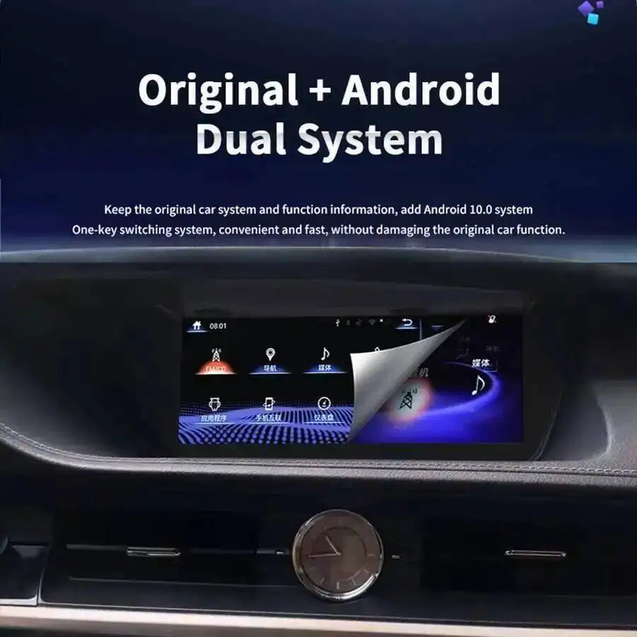 10.25inch Android Auto Radio For Lexus ES ES250 ES350 ES300h 2013-2017 Multimedia Video Pl