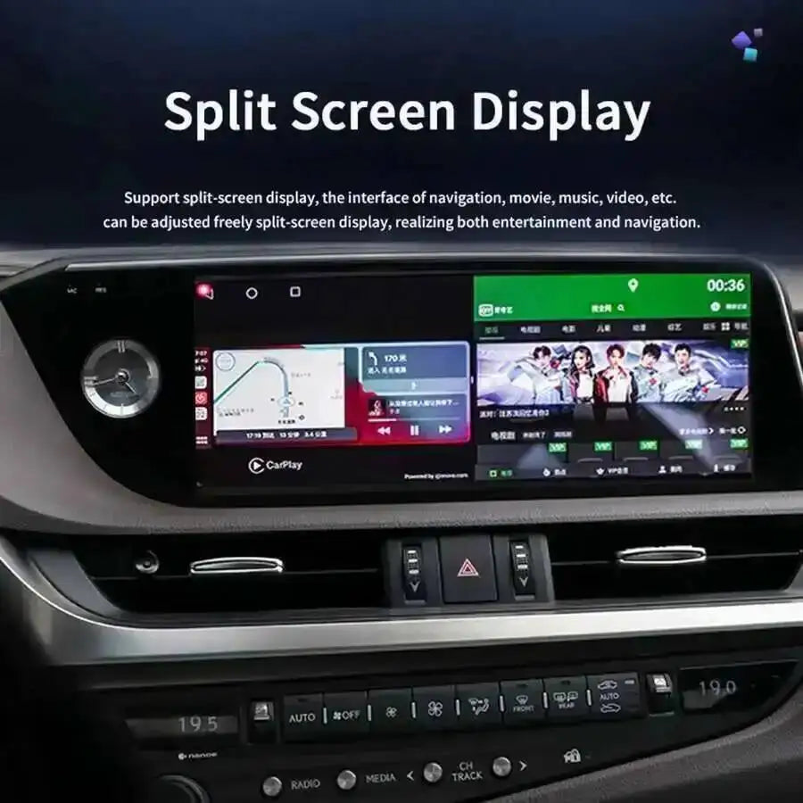 Touch Screen For Lexus ES ES300h ES350h ES300 ES330 ES350 2018-2021 Car Radio Android 14 N