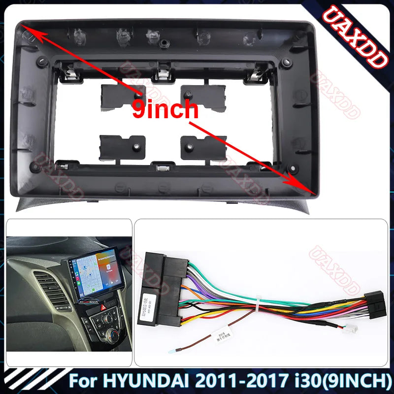 For HYUNDAI 2011-2017 i30 9INCH Car Radio Android Stereo audio screen multimedia video pla