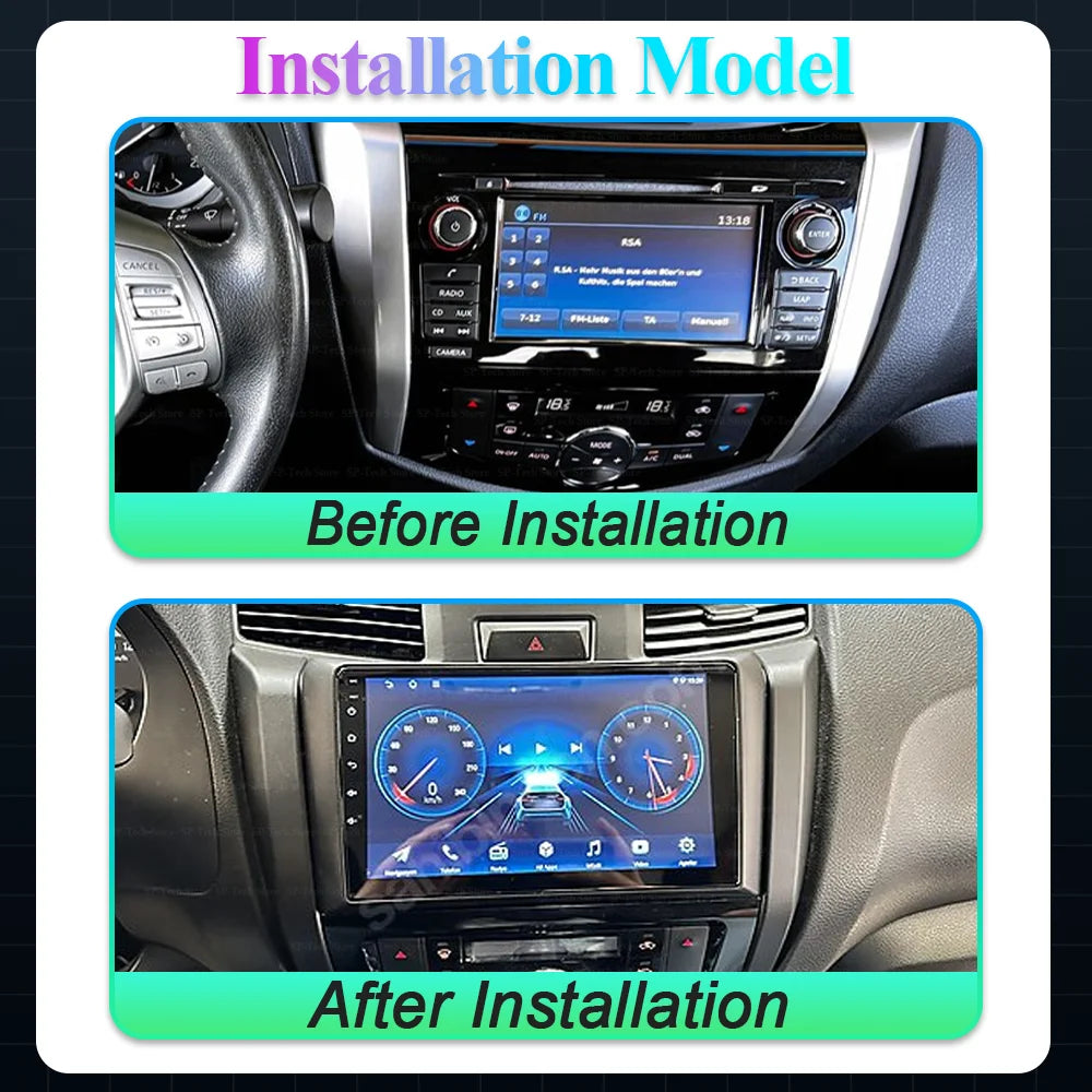 Android 16 For Nissan Navara Np300 D23 Iv 4 Frontier 2017-2021 Car Radio Carplay Multimedi | AUTOKITSHOP