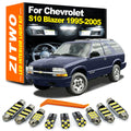 ZITWO 15Pcs Car LED Interior Light Bulb Kit For Chevrolet Chevy S10 Blazer 1995- for Chevrolet S10 1995-1999 - Canbus LE