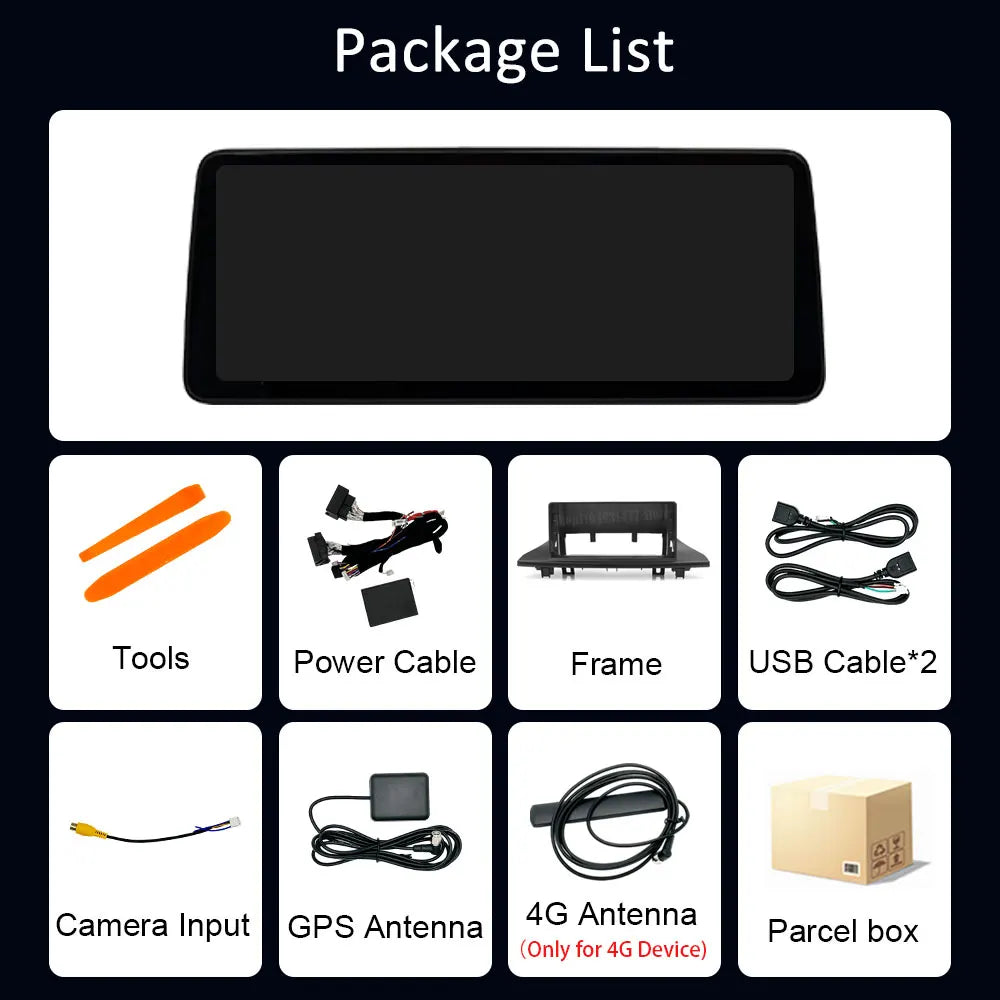 Carplay DSP Android 16 for BMW X1 F48 2016 - 2022 NBT EVO System Navigation GPS Car Video