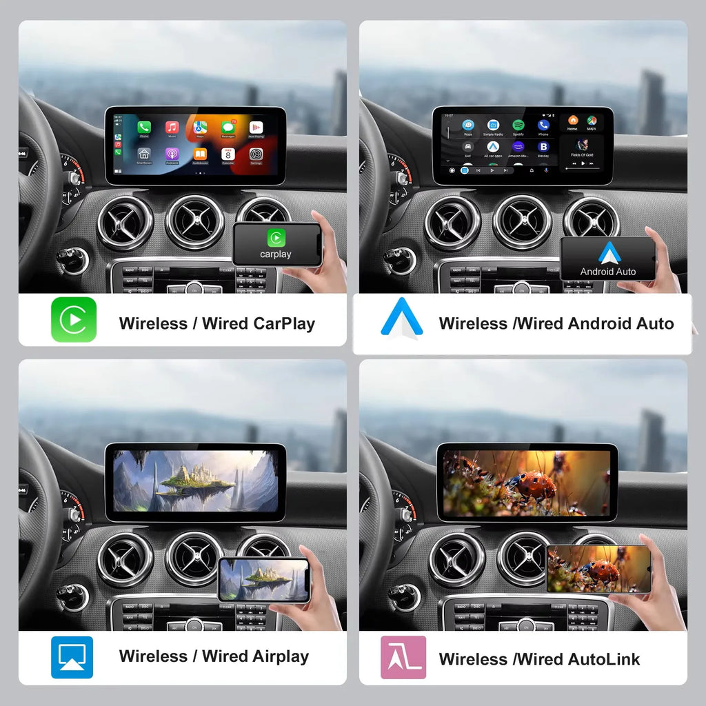 1920*720 Car Multimedia Display For Benz A B CLA GLA W176 W463 W246 2013-2015 NTG4.5 Touch