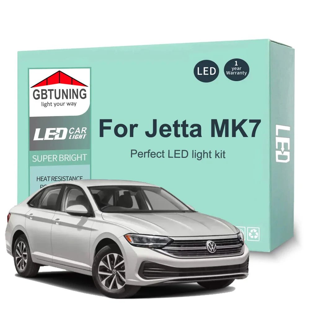 11-Piece LED Interior Light Kit for VW Volkswagen Jetta MK7 7 VII - Canbus Error-Free Bulbs | AUTOKITSHOP