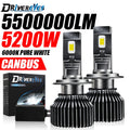 5200W K5C H4 H7 LED Headlight 5500000LM H11 H8 H9 H1 9005 HB3 9006 HB4 9012 HIR2 Auto Car