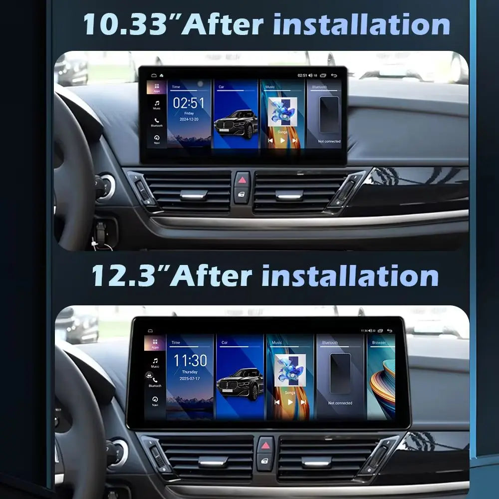 Wireless CarPlay Car Raido Multimedia Android 16 For BMW X1 E84 2010 - 2015 CIC System Wit