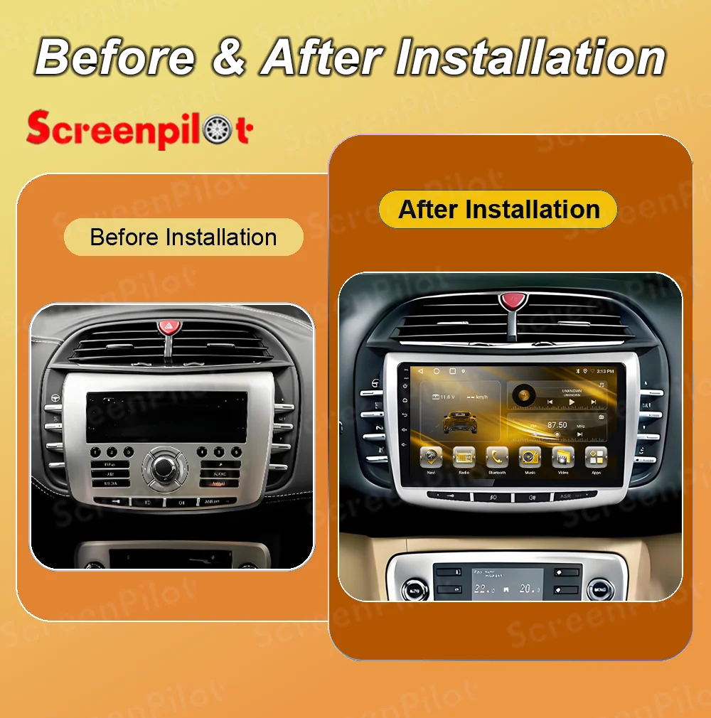 Android 16 For Lancia Delta 2009 2010 2011 2012 2013 2014 2015 - 2019 GPS Carplay Car Ster | AUTOKITSHOP