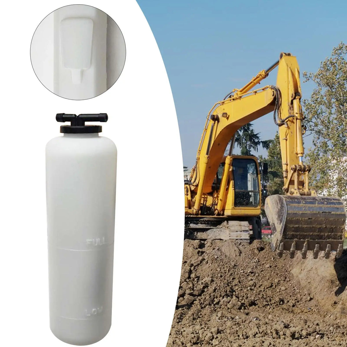 Coolant Overflow Tank Replacement Easy to Install Sturdy High Strength Leakproof Accessories for - Automotive LED Light