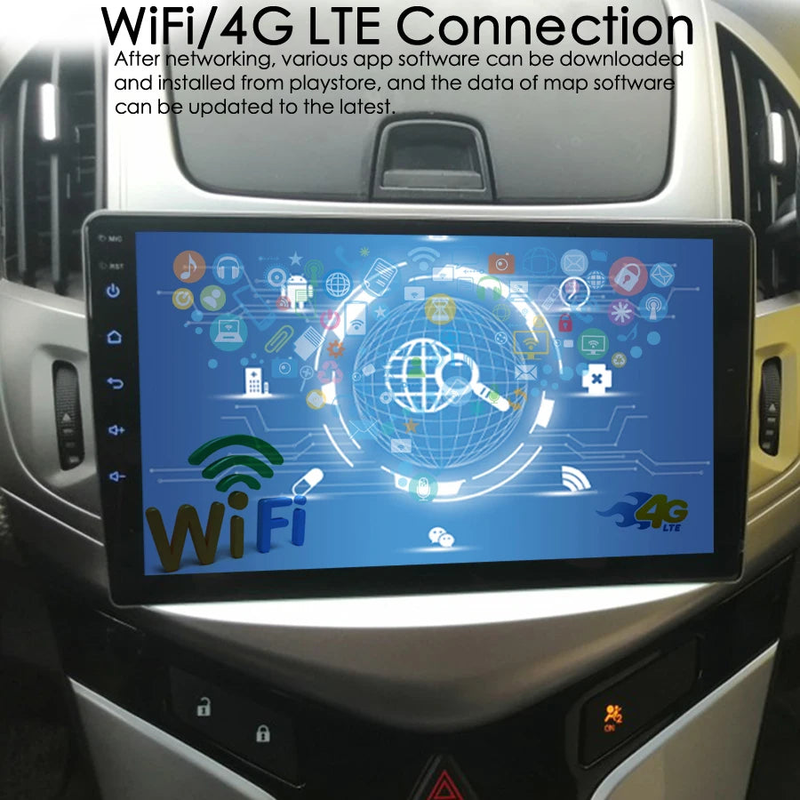 For Chevrolet Cruze 2012-2015 Android 14 Car Multimedia PlayerStereo Navi 128G Audio 360 C
