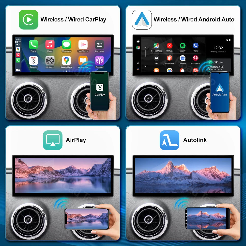 12.3'' Linux Touch Screen Car Multimedia Display For Audi A3 S3 2014-2019 With Wireless Ca | AUTOKITSHOP