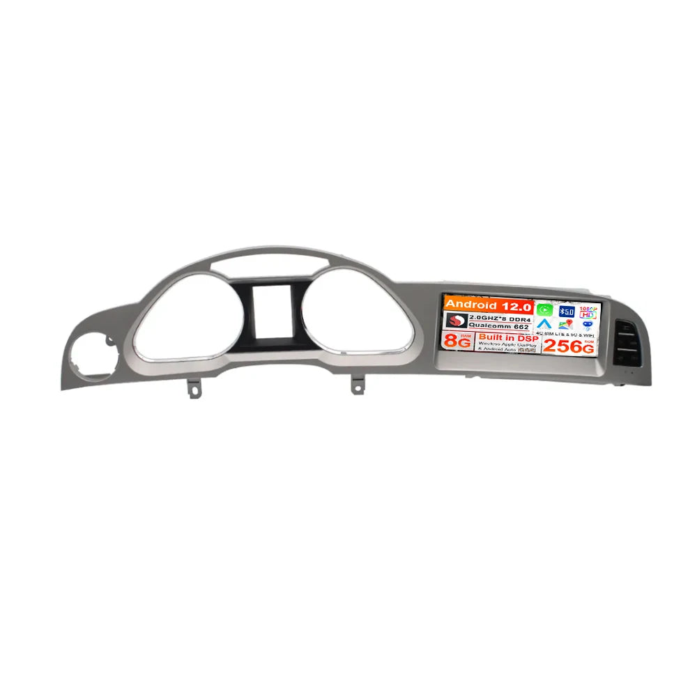 Carplay Android 14 For Audi A6 2005-2009 Auto Stereo Car Radio GPS Navigation Multimedia P