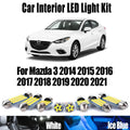 11-Piece LED Interior Light Kit for Mazda 3 2014-2017 - Canbus Dome Map Door Trunk Bulbs | AUTOKITSHOP