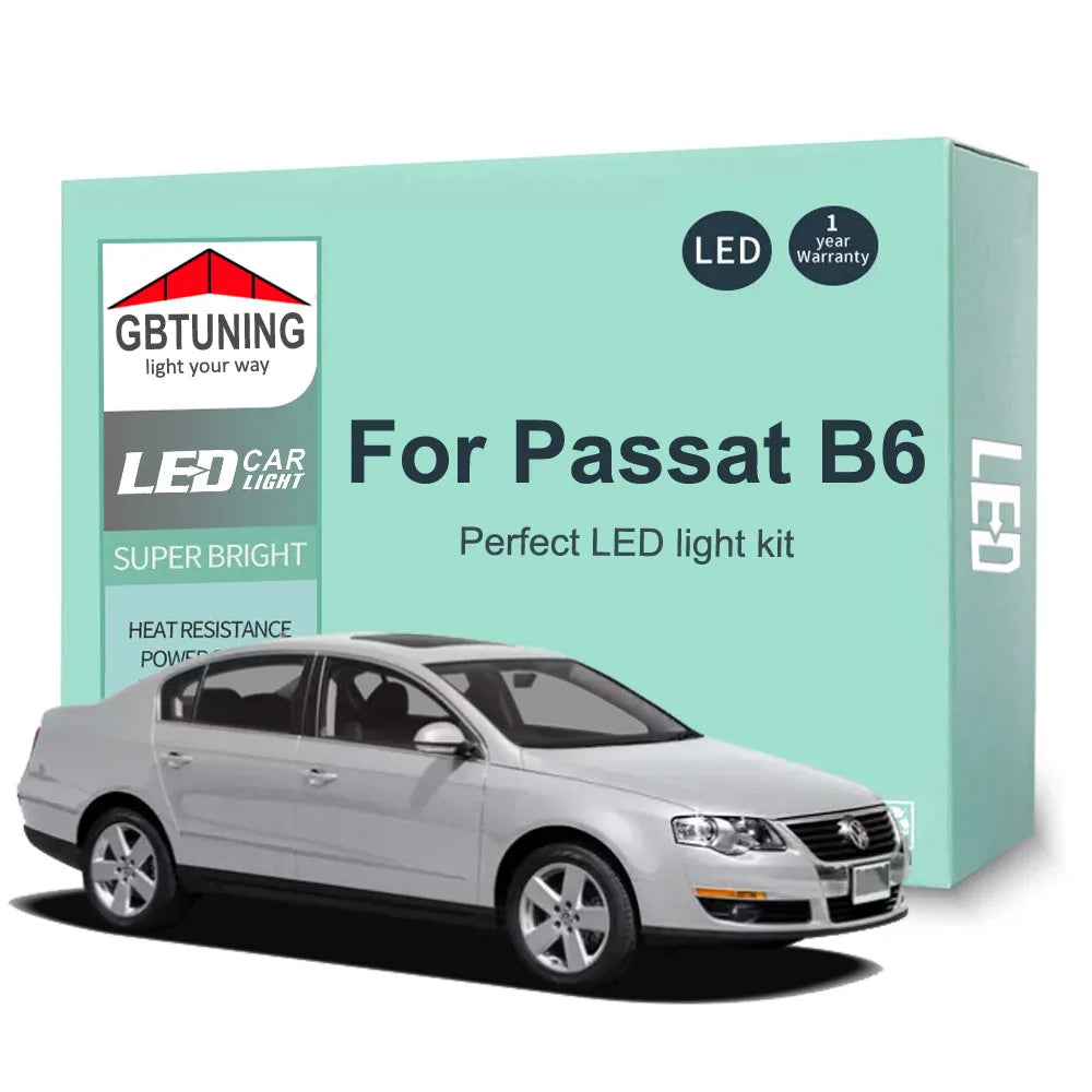 LED Interior Light Kit for Volkswagen VW Passat B6 Sedan Variant - Canbus Error-Free Bulbs | AUTOKITSHOP