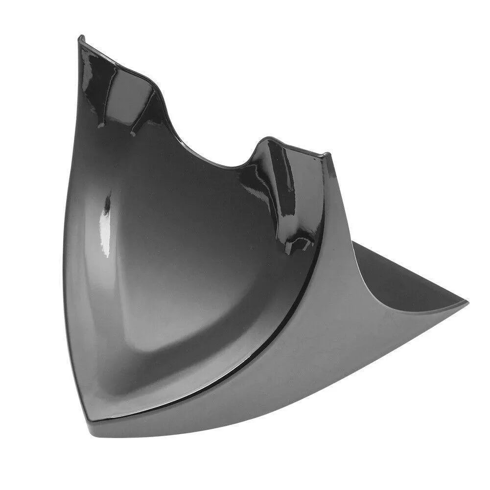 Motorcycle Gloss Black Chin Lower Fairing Front Spoiler Air Dam Cover For Harley Touring Fatboy  - Automotive LED Light