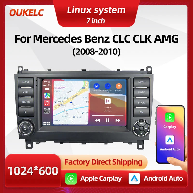LED Interior Light Kit for Mercedes C180 W203 - Canbus Error-Free Interior Bulbs