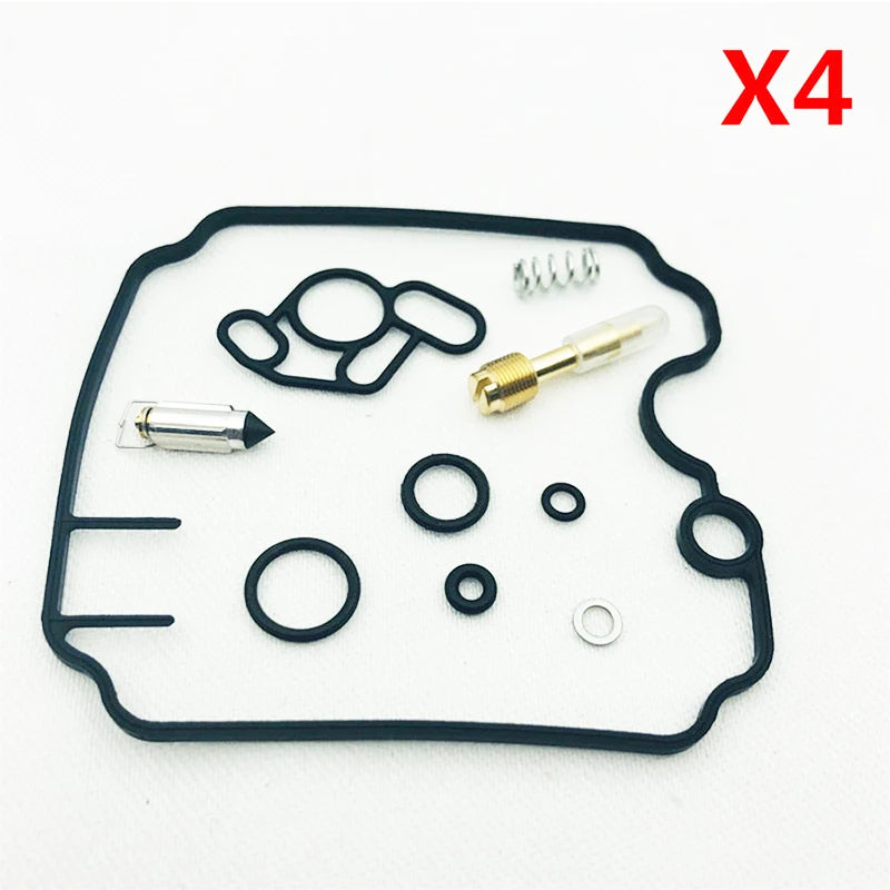 4 Set Motorbike Carburetor Repair Floating Needle Mixture Kit For Yamaha FZR1000