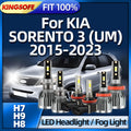 Roadsun Car LED Headlight Bulb 30000LM H7 H8 H9 Lamp For KIA SORENTO 3 (UM) 2015 2016 2017