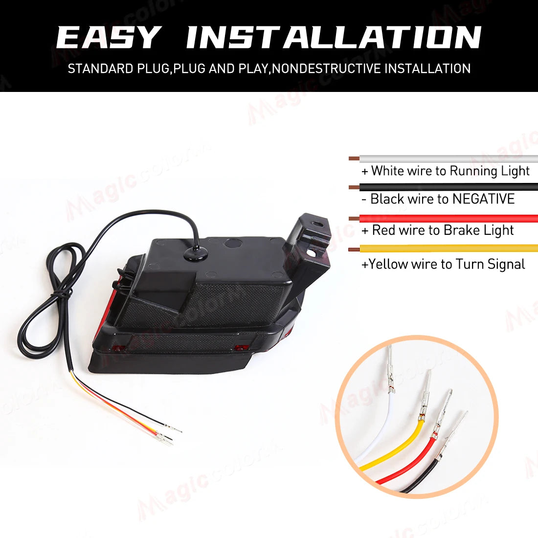 For Toyota Land Cruiser Prado 150 LC150 FJ150 GRJ150 2010 - 2020 Rear Bumper Reflector LED | AUTOKITSHOP