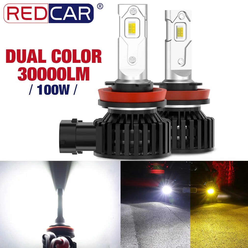 H7 Car Fog Lamp 9005 HB3 9006 HB4 Car LED Headlight 9012 Hir2 H8 H9 H11 H16JP H10 Led Auto
