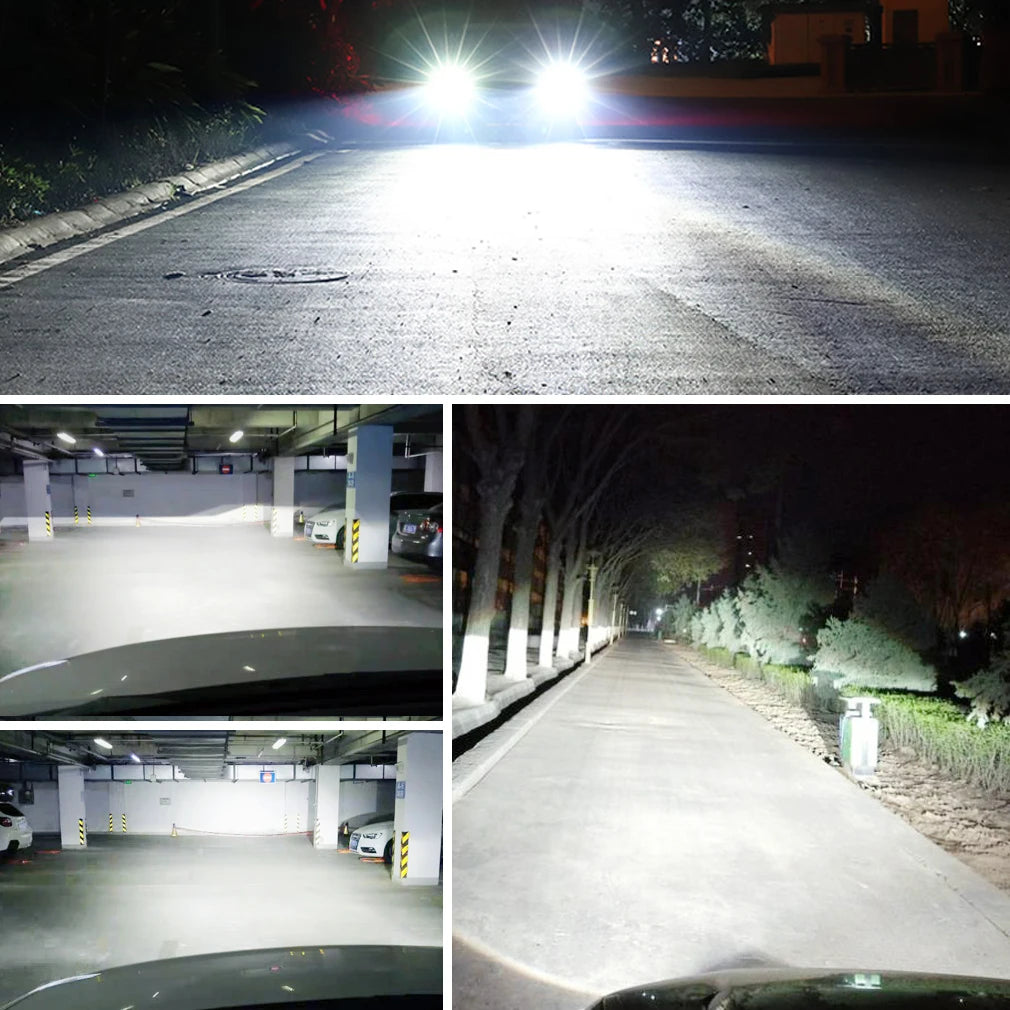 XSTORM H7 LED Projector Headlight H11 H8 9005 9006 H4 LED Projector Lens Hedalights Canbus