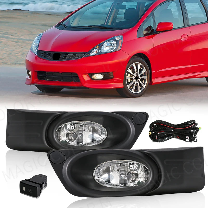 For Honda Fit / Jazz Shuttle 2011 2012 2013 2014 2015 2016 Fog Light Halogen Car Front Bum | AUTOKITSHOP