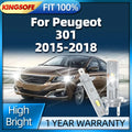 2/4 Pcs LED Headlight 30000LM Ultra Bright Car Light Light Bulbs For Peugeot 301 2015 2016