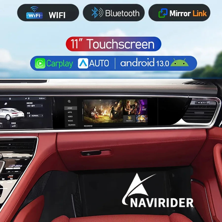 S 11" For Porsche Panamera 2017-2024 Upgraded Copilot Smart Screen GPS Navi Android Car Ra | AUTOKITSHOP