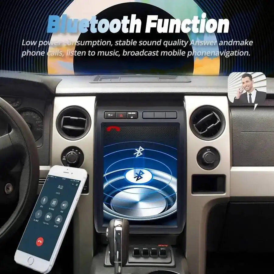 Auto Multimedia Video Player Vertical Screen For Ford F150 F-150 Raptor 2009-2012 12.1'' N