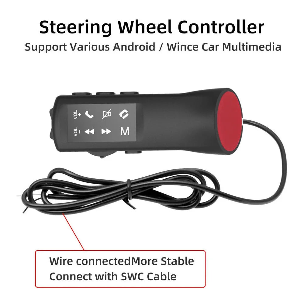 8 Key Universal Car Steering Wheel Buttons Multi-functional Remote Controller Car Radio Na