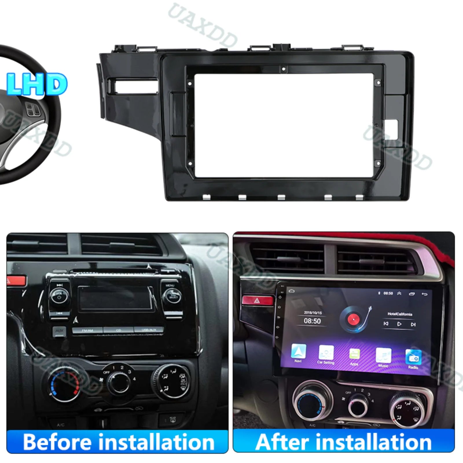 For HONDA 2014 FIT JAZZ Car CD DVD Radio Android Fascia Multimedia MP5 Video Audio Stereo