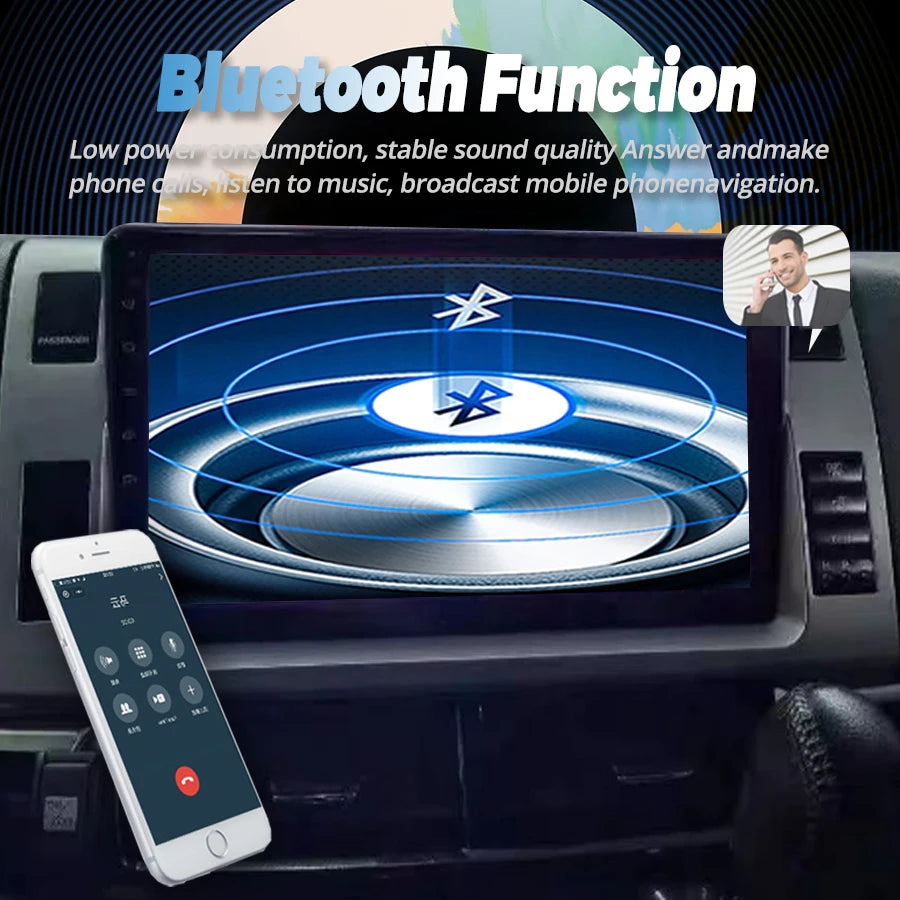 Android 14 Car Video Player GPS For Toyota Previa 3 III XR50 Estima 2006-2019 Radio Tarago
