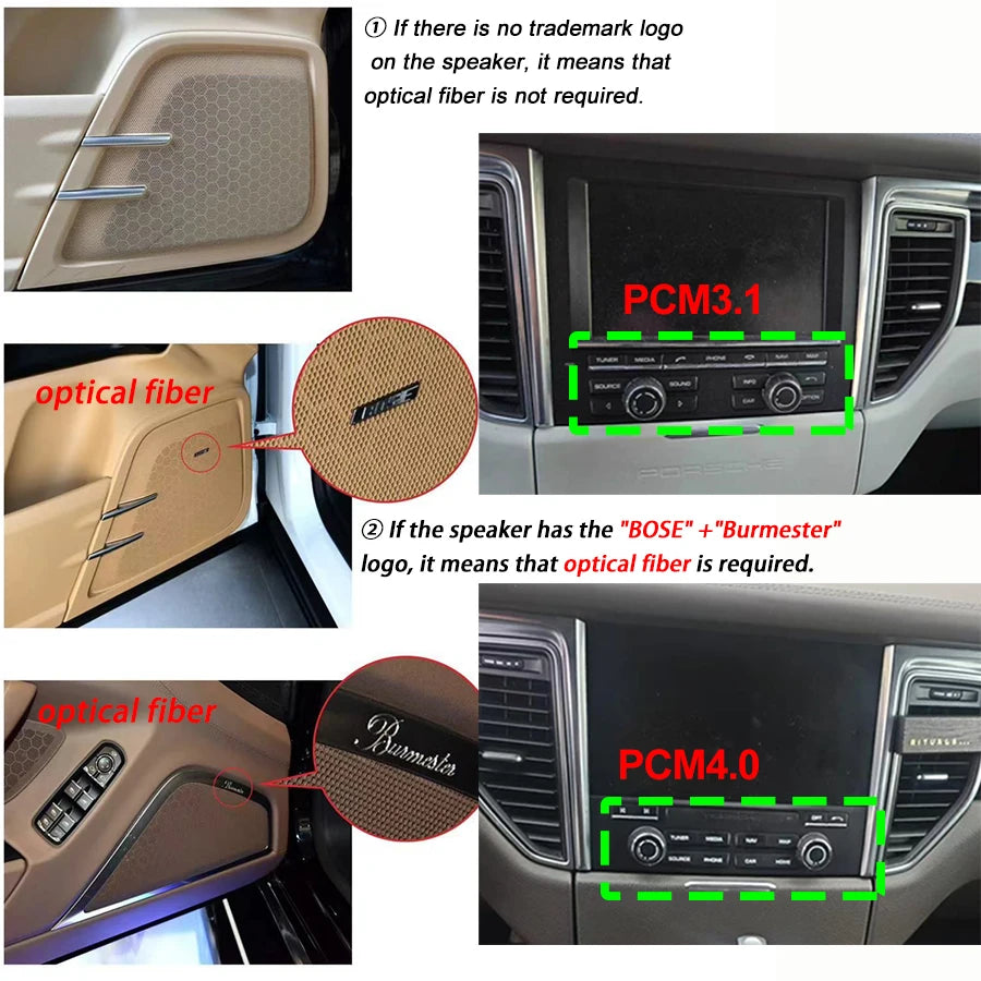 Dual 12.3Inch Touch Screen CarPlay Radio For Porsche Macan 2014-2017 Android GPS Multimedi | AUTOKITSHOP