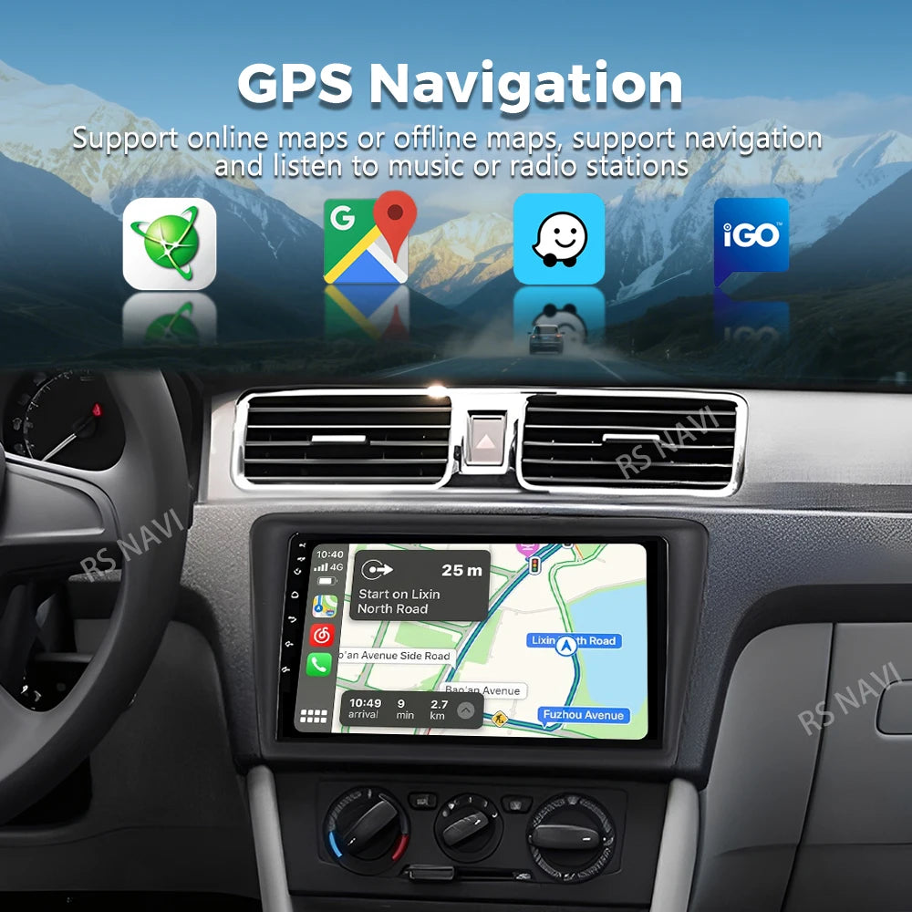 Qualcomm Android 16 For Skoda Superb 2 B6 2008 2009 2010 2011 - 2015 Car Radio Multimedia