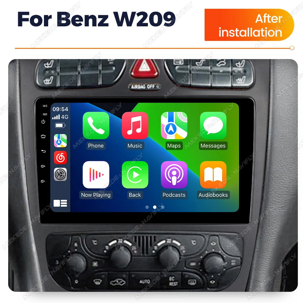 IPS Touch Screen 9inch Car Radio For Mercedes Benz C Class CLK W203 W209 2000 - 2005 Carpl