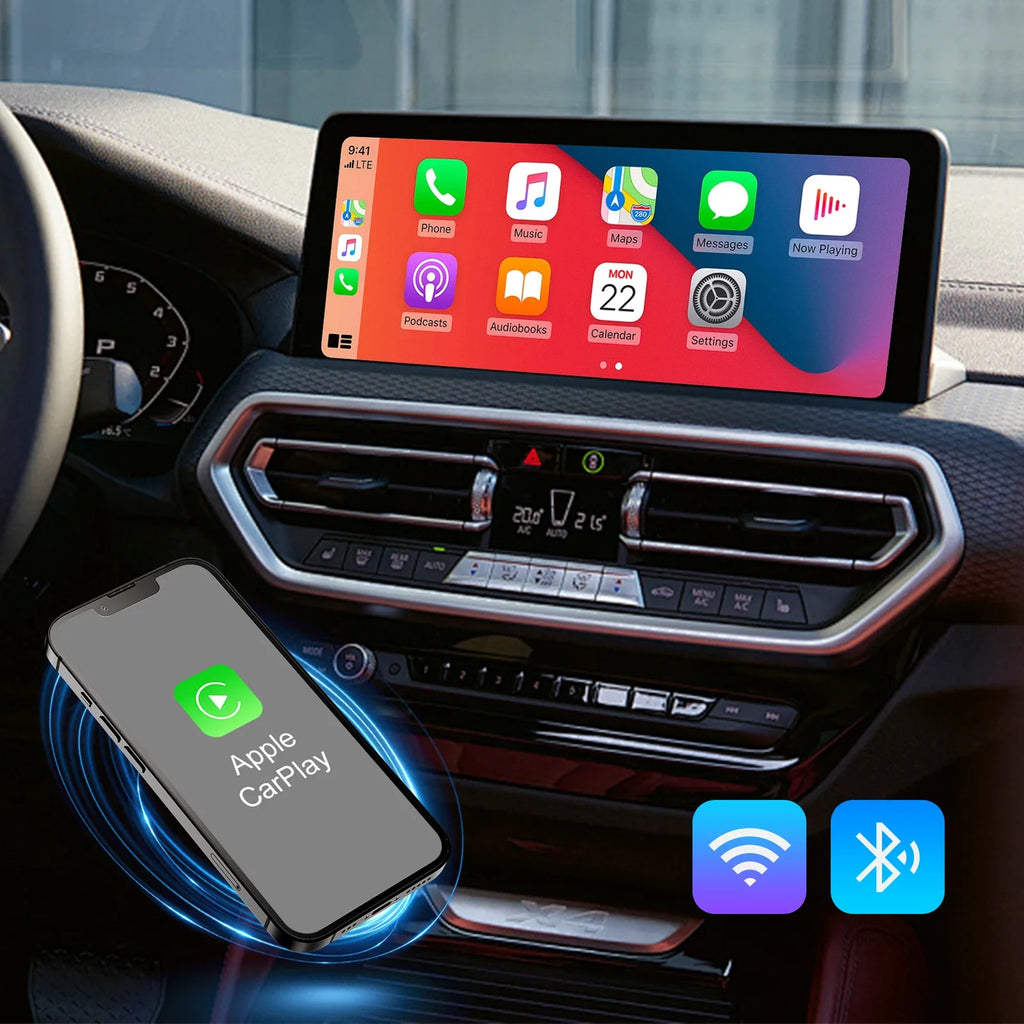 AUTOABC Wireless CarPlay Android Auto retrofit kit decoder box for BMW EVO MGU ID5 6 7 Sys