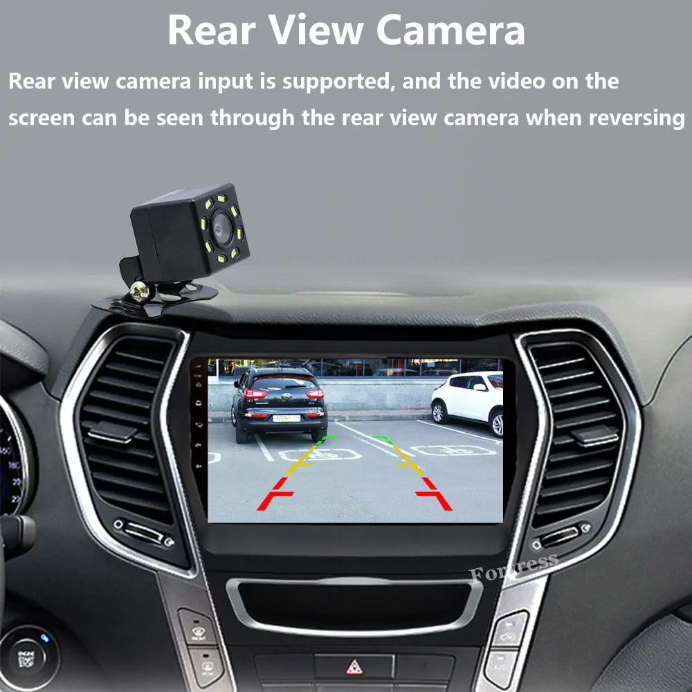 For Hyundai Santa Fe 3 2013 - 2016 Carplay Auto 4G+WIFI GPS Car Radio Navigation Multimedi