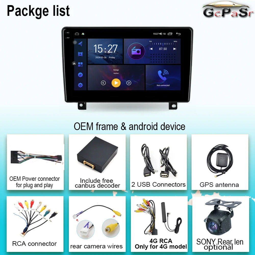 For Opel Astra H 2006 - 2014 Car Radio Video Player Head Unit Multimedia GPS Navigation An