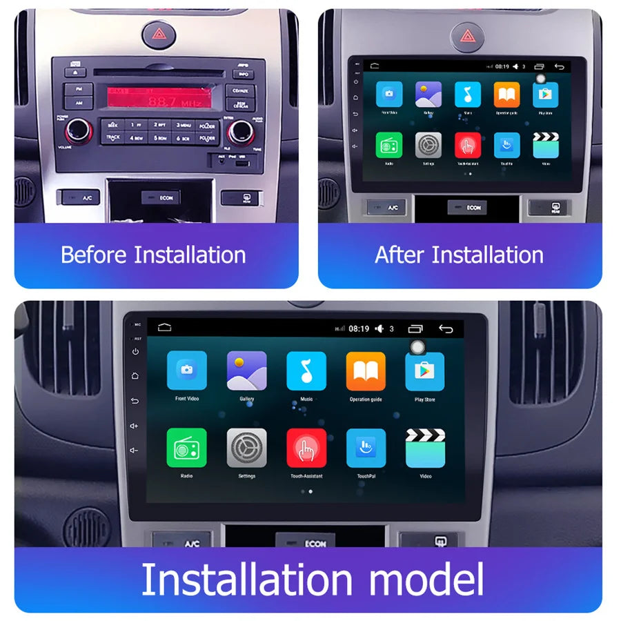 9'' Car Stereo Radio Android 10.1 GPS Head Unit 2+32GB for KIA Forte Cerato 2009-2017