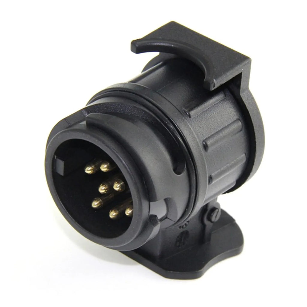 Waterproof 13 To 7 Pin Plug Trailer Caravan Electric Adapter Socket Connector 12V For Euro