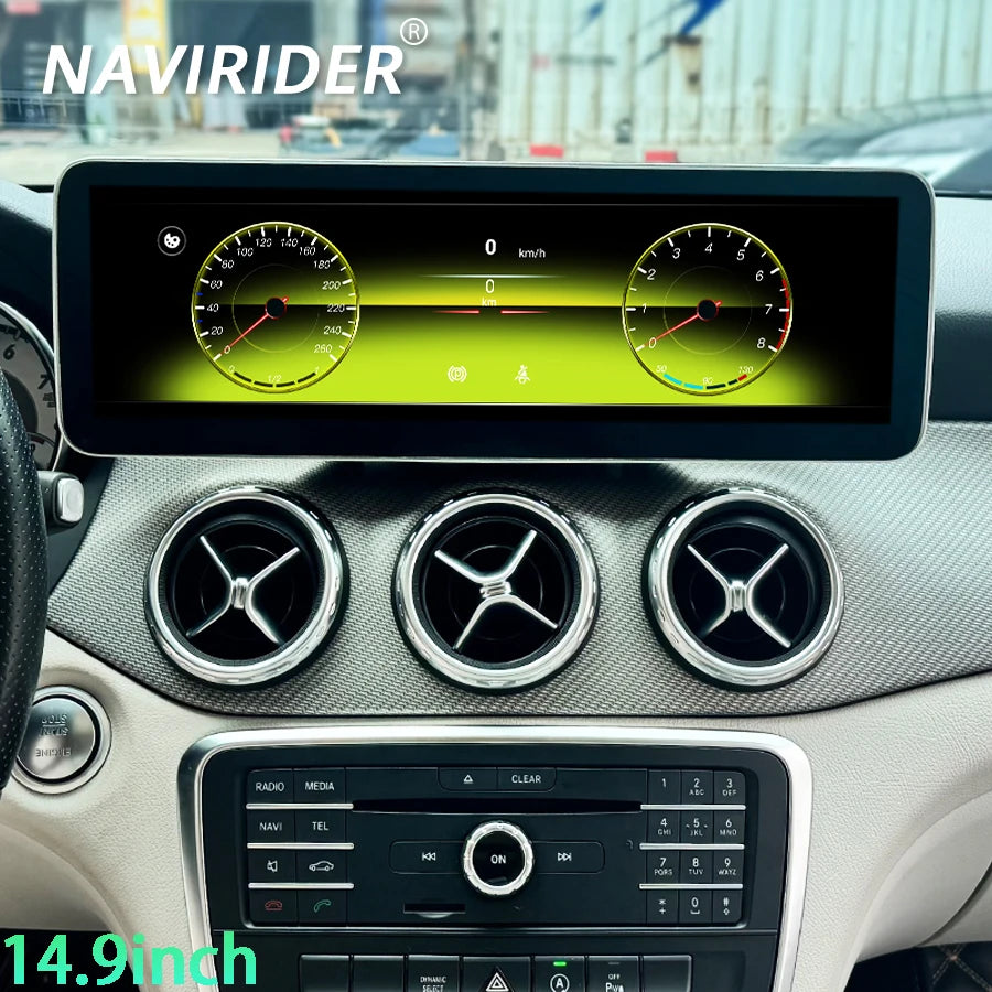 For Mercedes Benz A Class GLA CLA 2013-2018 NTG 4.5 5.0 4G Navigation Car Radio Multimedia