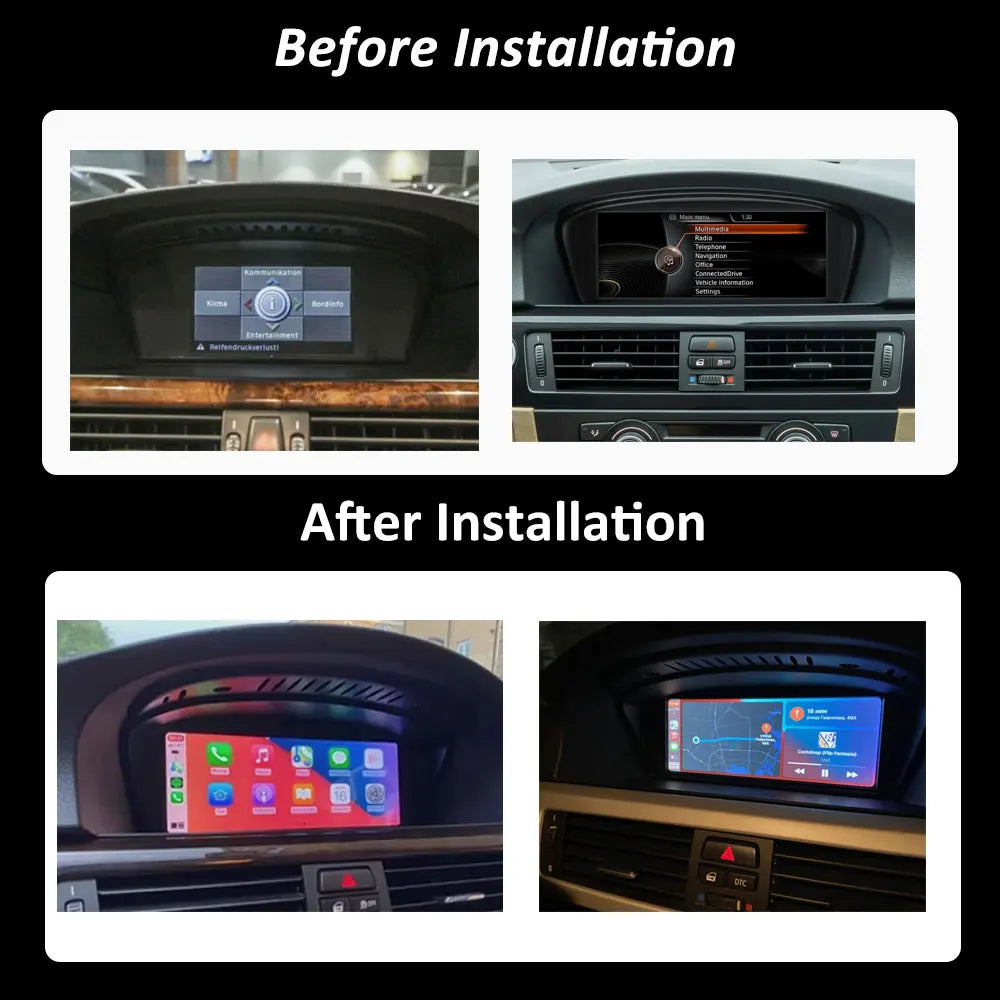 Android 15 Smart System Wireless Carplay for BMW 5/3 Sreies E60 E61 E62 E63 E90 E91 E92 E9 | AUTOKITSHOP