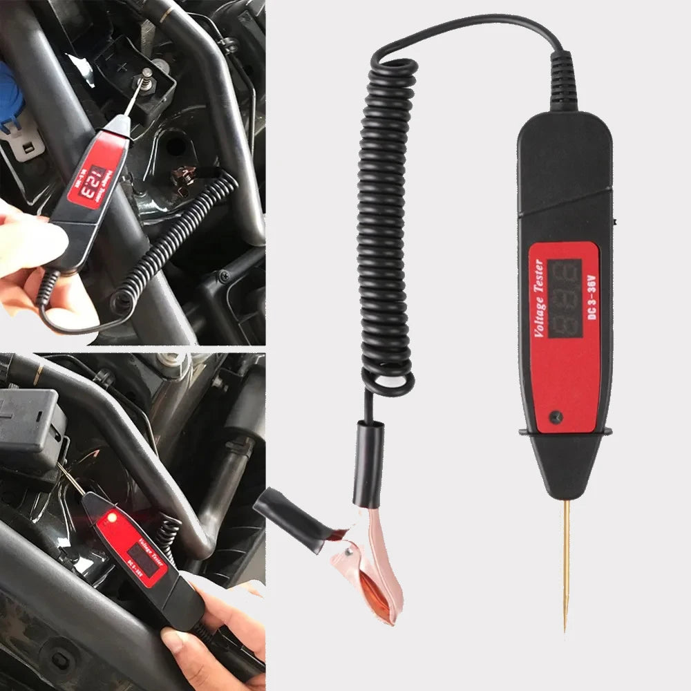5-36V Digital Power Probe Multi Function Fuse Line Battery Voltage Circuit Test Pen Electroscope - Automotive LED Light