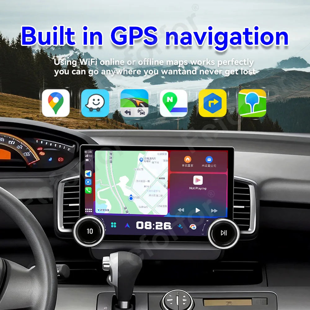 Modern Upgrade 11.5 Inch High Definition Large Display Wireless Carplay Android 15 GPS Nav