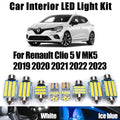 9-Piece LED Interior Light Kit for Renault MK5 - Canbus Error-Free Interior Bulbs