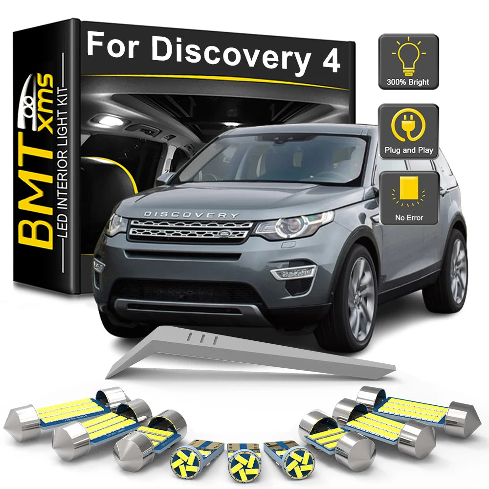22-Piece LED Interior Light Kit for Land Rover Discovery 4 LR4 L319 - Canbus Error-Free Bulbs | AUTOKITSHOP