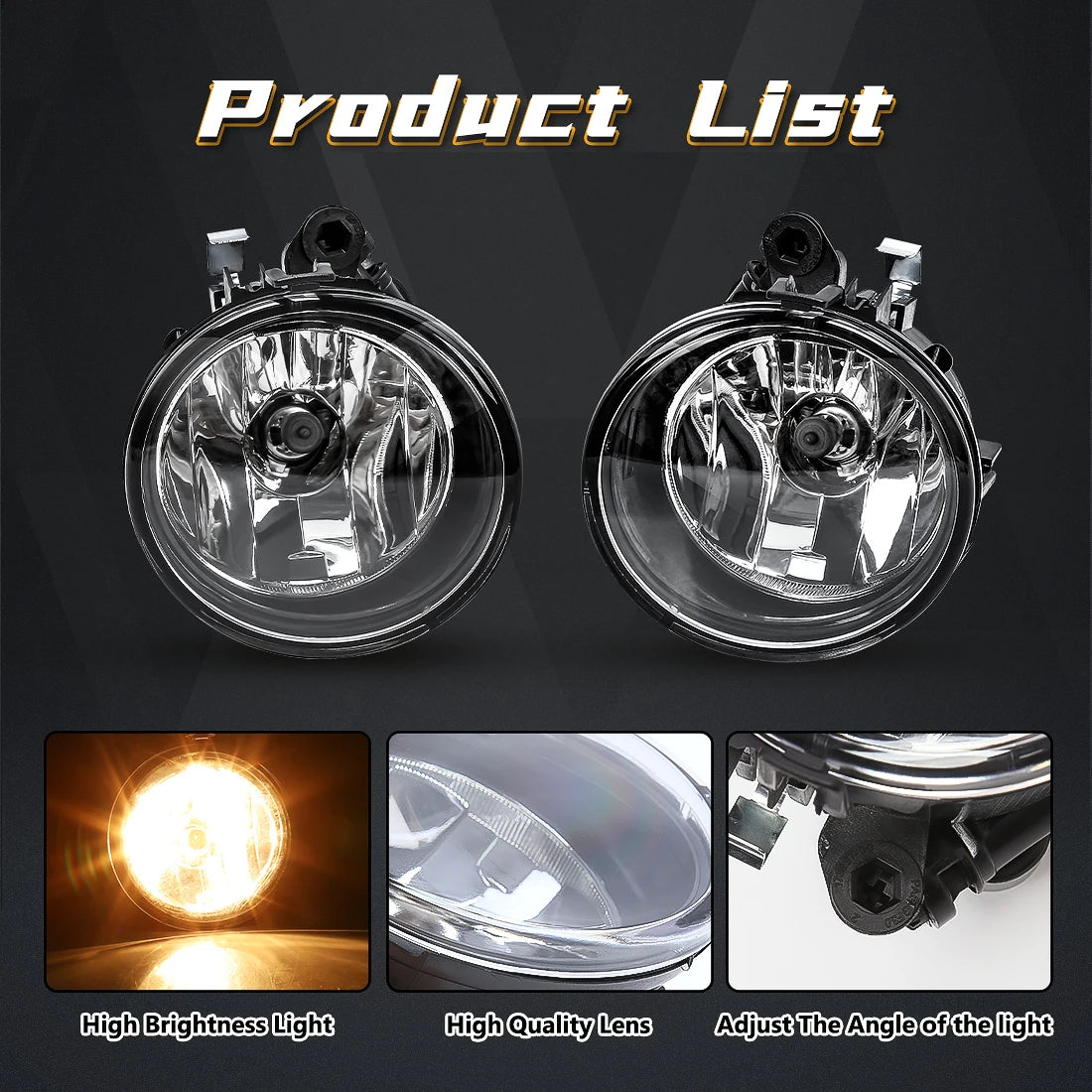 63177238787 63177238788 Fog Lights For BMW X1 X3 F25 X4 F26 X5 F15 X6 F16 2010-2020 Bumper | AUTOKITSHOP