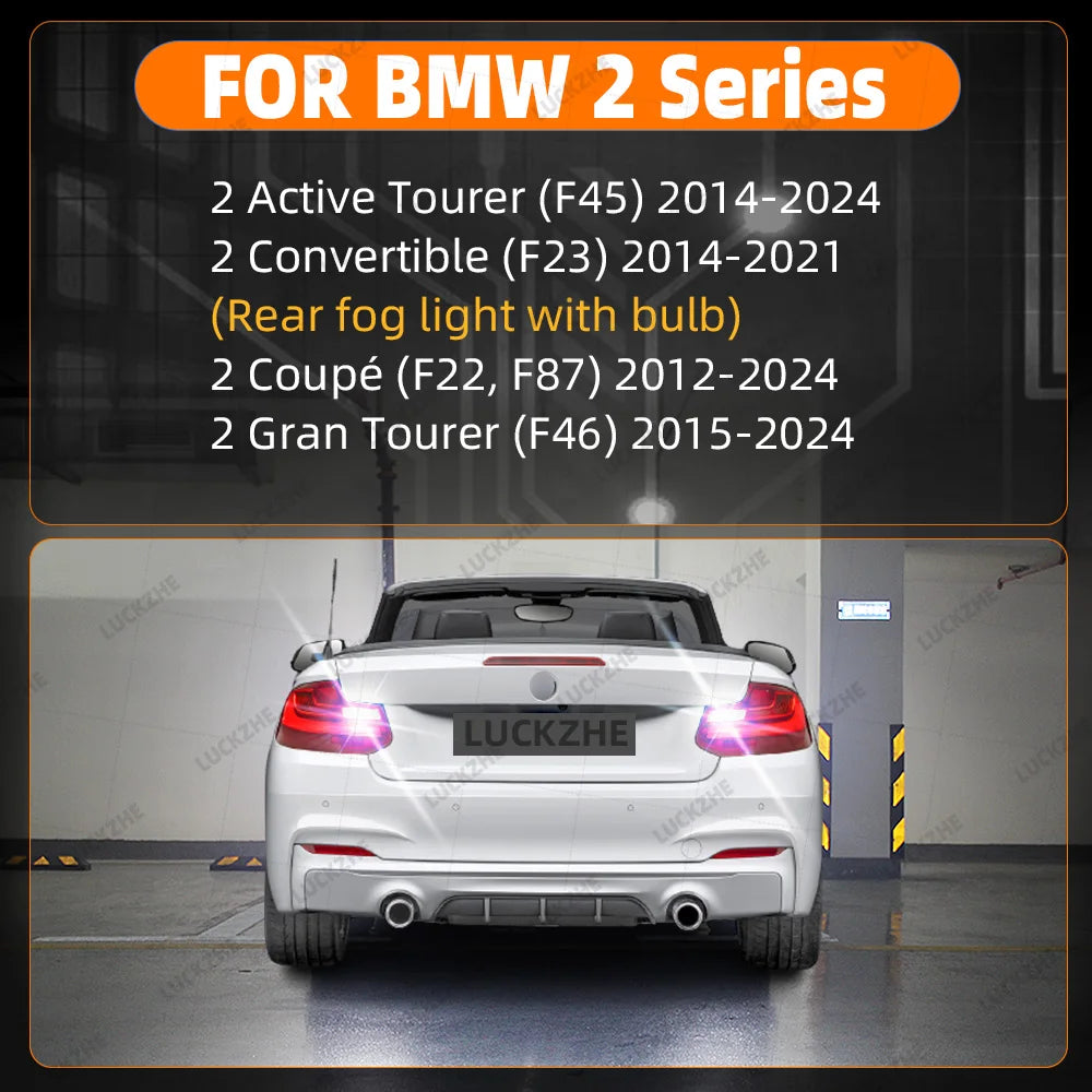 2-Piece LED Interior Light Kit for BMW 2 Series Active Tourer F45 Convertible F23 Coupé F22 F87 Gran Tourer F46 2012-...
