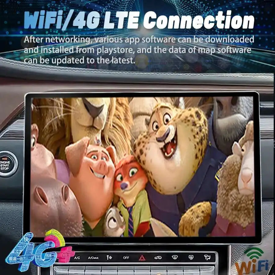 For GAC Trumpchi GS5 2019-2021 13Inch Android QLED screen Car Auto Radio 4G Wireless CarPl