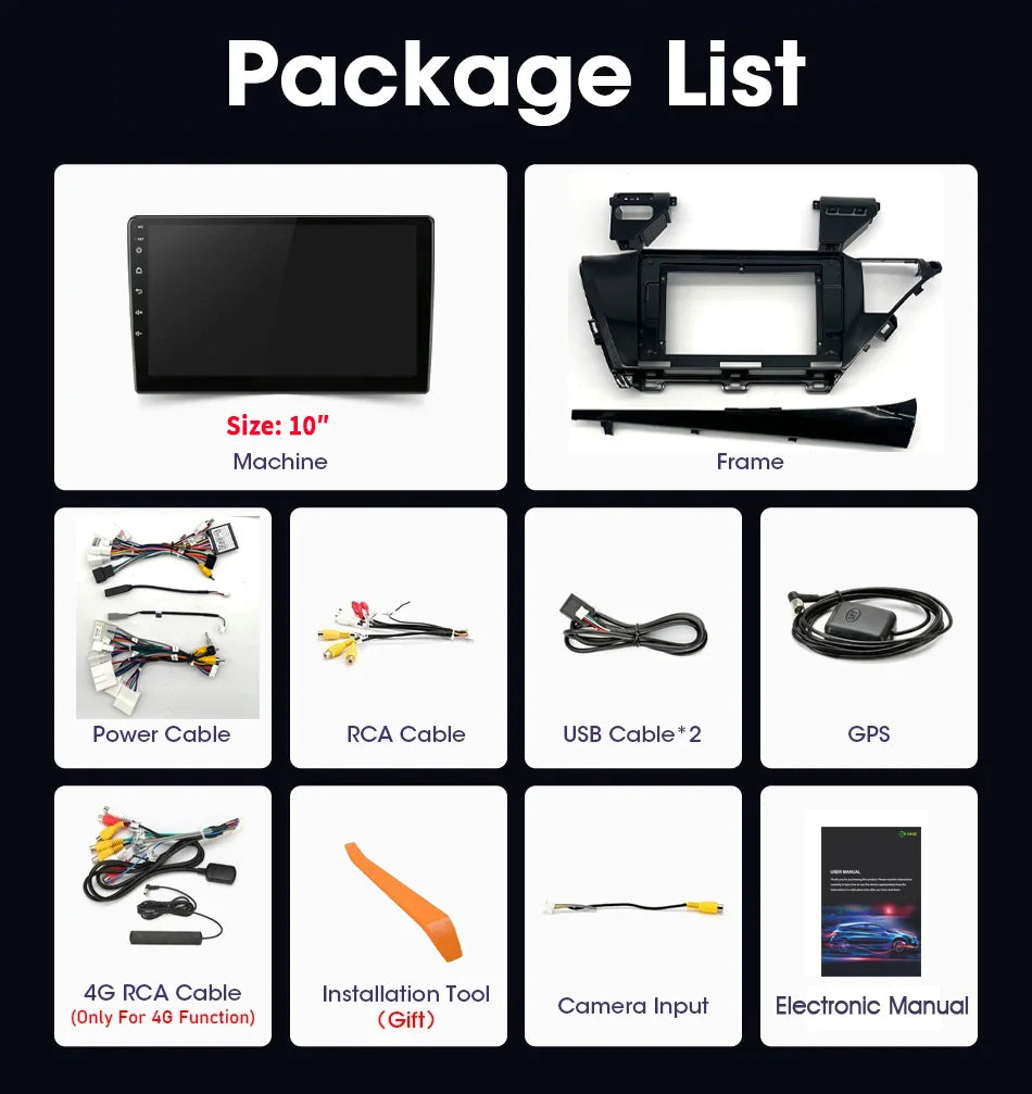 For Toyota Camry 8 70 2017 2018 2019 Android 14.0 Car Stereo Radio Navigation GPS Multimed